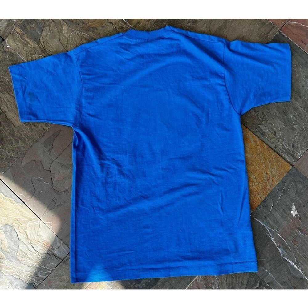 Screen Stars Best Shirt Sz L Husky Dog 90’s Alaska Blue Single Stitch Sl… - Picture 6 of 9